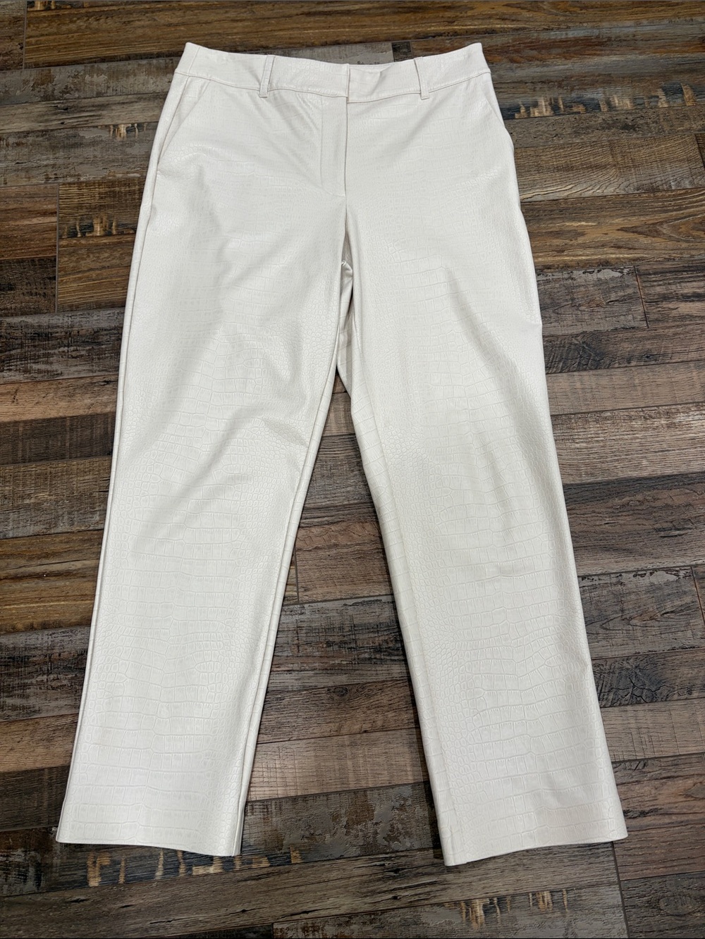 Commando Cream Straight Leg faux leather pants